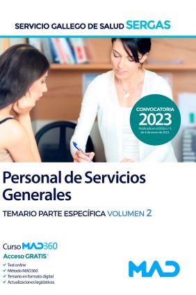 Personal de servicios Generales parte especifica volumen 2