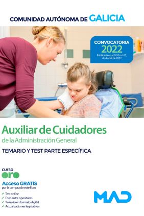 Auxiliar cuidador Xunta de Galicia. Específico