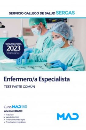 ENFERMERO ESPECIALISTA SERGAS TEST COMÚN